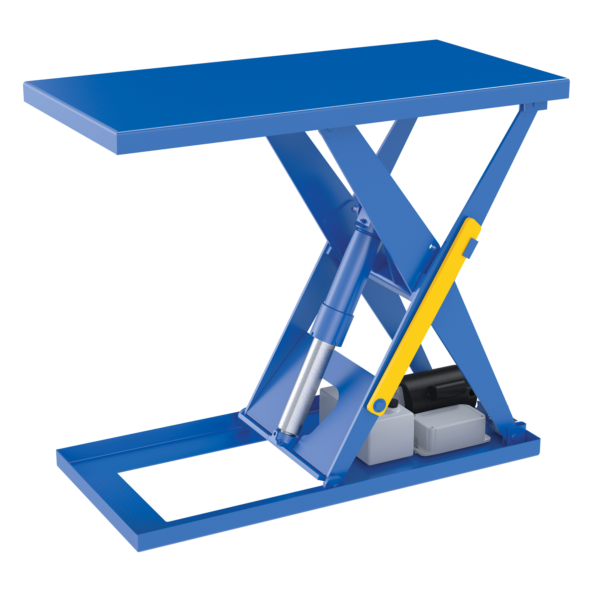 Vestil Economical Electric Hydraulic Lift Table - 2000 lb Capacity, Welded Steel, Model# EHLT-E-2448-2-41